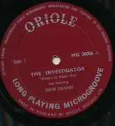 LP - John Drainie , Reuben Ship - The Investigator - Mono