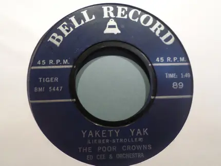 John Drew , The Poor Crowns - Splish Splash / Yakety Yak