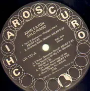 LP - John Eaton - Solo Piano - RARE CHIAROSCURO JAZZ RELEASE