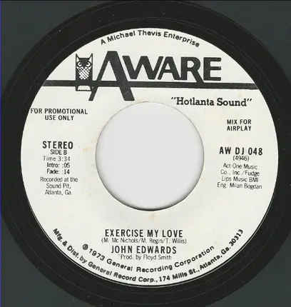 John Edwards - Exercise My Love