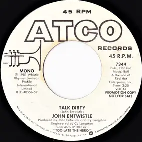 John Entwistle - Talk Dirty