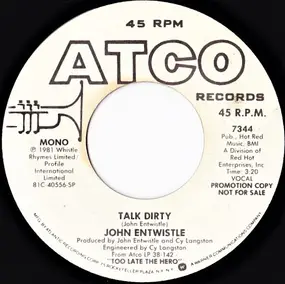 John Entwistle - Talk Dirty