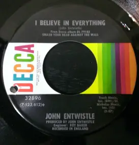 John Entwistle - My Size / I Believe In Everything
