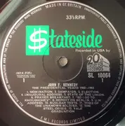 LP - John F. Kennedy - The Presidential Years 1960-1963 (A Documentary) - Mono