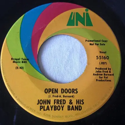 John Fred & His Playboy Band - Three Deep In A Feeling