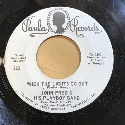 John Fred & His Playboy Band - Judy In Disguise (With Glasses) / When The Lights Go Out