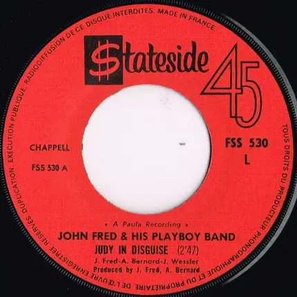 John Fred & His Playboy Band - Judy in Disguise