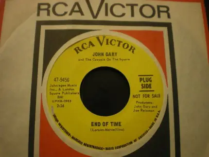 John Gary And The Casuals On The Square - End Of Time / A Certain Girl