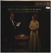 LP - John Gielgud / Irene Worth / Edith Sitwell - A Program Of Poems By Edith Sitwell