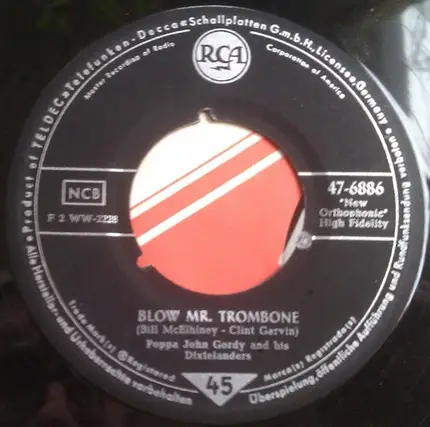 John Gordy And His Dixielanders - Blow Mr. Trombone - Andy Jack