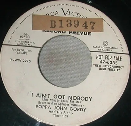John Gordy - How Come You Do Me Like You Do