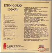 CD - John Gorka - I Know