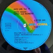 LP - John Graas Septet And The John Graas Nonet - Westcoast Workshop - Mono