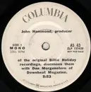 7inch Vinyl Single - John Hammond - John Hammond, Producer Of The Original Billie Holiday Recordings, Discusses Them With Dan Morgenstern Of Downbeat Magazine