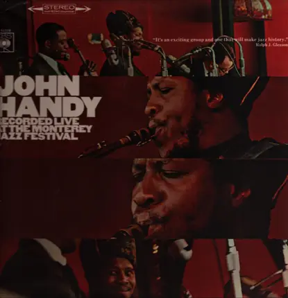 John Handy - Recorded Live At The Monterey Jazz Festival