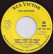 John Hartford - I Didn't Know The World Would Last This / The Category Stomp