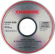CD - John Hebden - Cantilena , Adrian Shepherd - Six Concertos For Strings