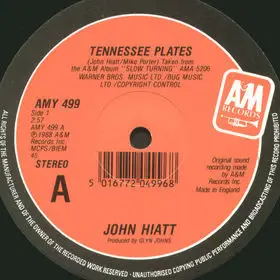 John Hiatt - Tennessee Plates