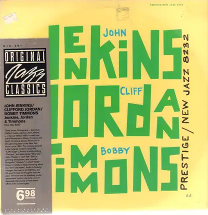 John Jenkins / Clifford Jordan / Bobby Timmons - Jenkins, Jordan and Timmons