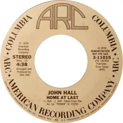 John Joseph Hall - Home At Last