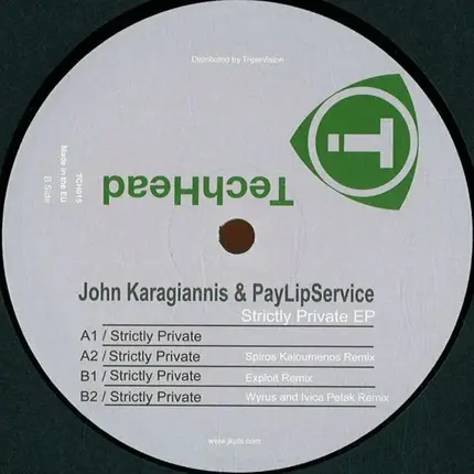 John Karagiannis & PayLipService - Strictly Private EP