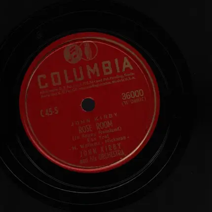 John Kirby and his orchestra - Rose room / 20th century closet