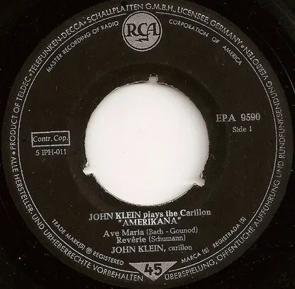 John Klein - Plays The Carillon "Americana"