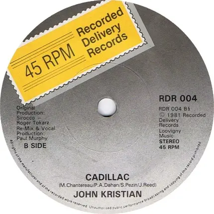 John Kristian - Love Games / Cadillac