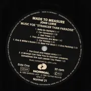 LP - John Lurie - Music From The Original Scores: Stranger Than Paradise And The Resurrection Of Albert Ayler