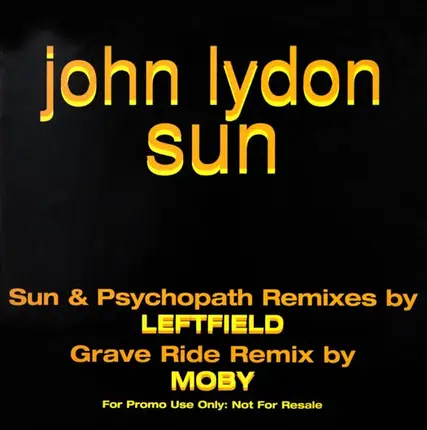 John Lydon - Sun