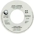 7inch Vinyl Single - John Lennon - (Just Like) Starting Over