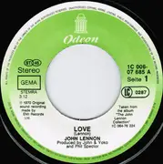 7inch Vinyl Single - John Lennon - Love