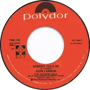 7inch Vinyl Single - John Lennon - Nobody Told Me