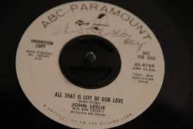 John Leslie - All That Is Left Of Our Love