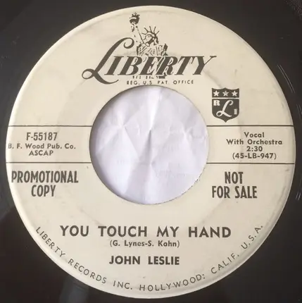 John Leslie - Devil With A Halo / You Touch My Hand