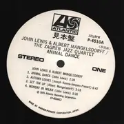 LP - John Lewis & Albert Mangelsdorff & The Zagreb Jazz Quartet - Animal Dance - Promo + Insert