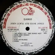 LP - John Lewis And Hank Jones - Django - OBI