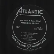 LP - John Lewis & Sacha Distel - Afternoon In Paris - Mono