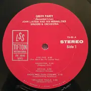 LP - John Liatsis and His Meraklides Singers and Orchestra - Recorded Live at a Greek Party, Volume Four