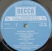 LP - John Lodge - Natural Avenue