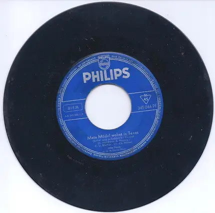 John Paris U. D. Arizona Boys - Mein Mädel Wohnt In Texas / Angelina