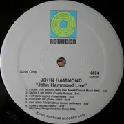 LP - John Paul Hammond - Live