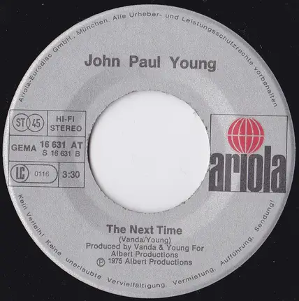 John Paul Young - Yesterday's Hero