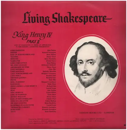 John Pickles, Brian Haines, Henry Oscar a.o. - King Henry IV - Part II