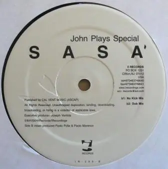 John Plays Special - Sasa