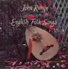 LP - John Runge - A Concert Of English Folk Songs