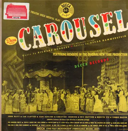 John Raitt, Jan Clayton, Jean Darling - Carousel