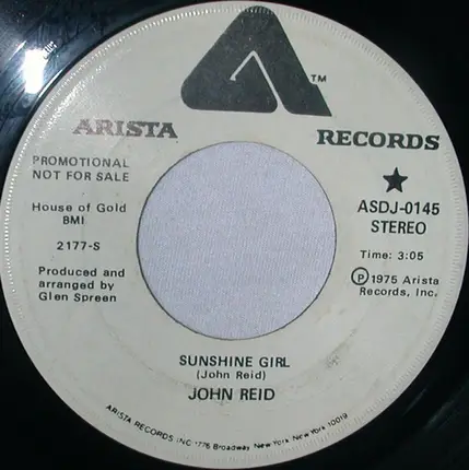 John Reid - Sunshine Girl