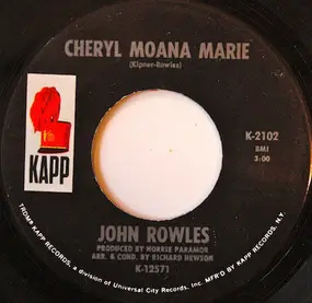 John Rowles - Cheryl Moana Marie