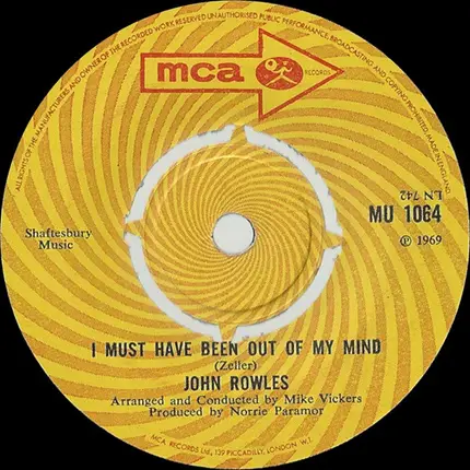John Rowles - One Day